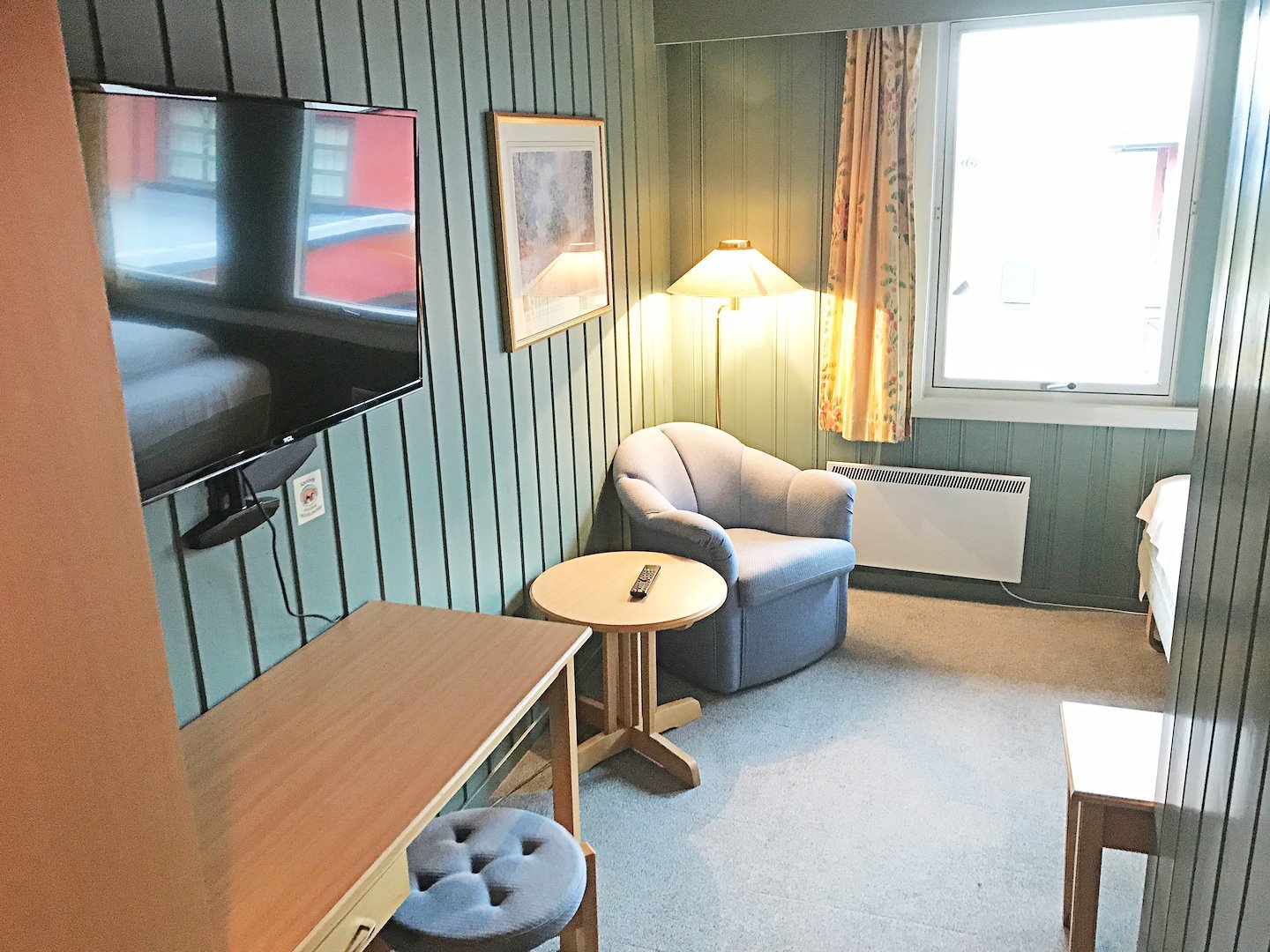 Enkeltrom på Rauland Høgfjellshotell med utsikt mot Hardangervidda